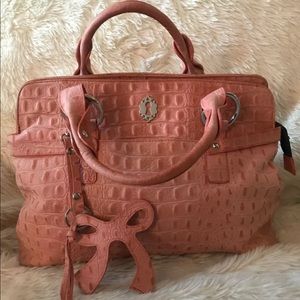 Beautiful pink MODALU London ladies handbag